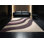 Tapis oriental beige lavable à la machine à motif d'inspiration mondiale Madiun