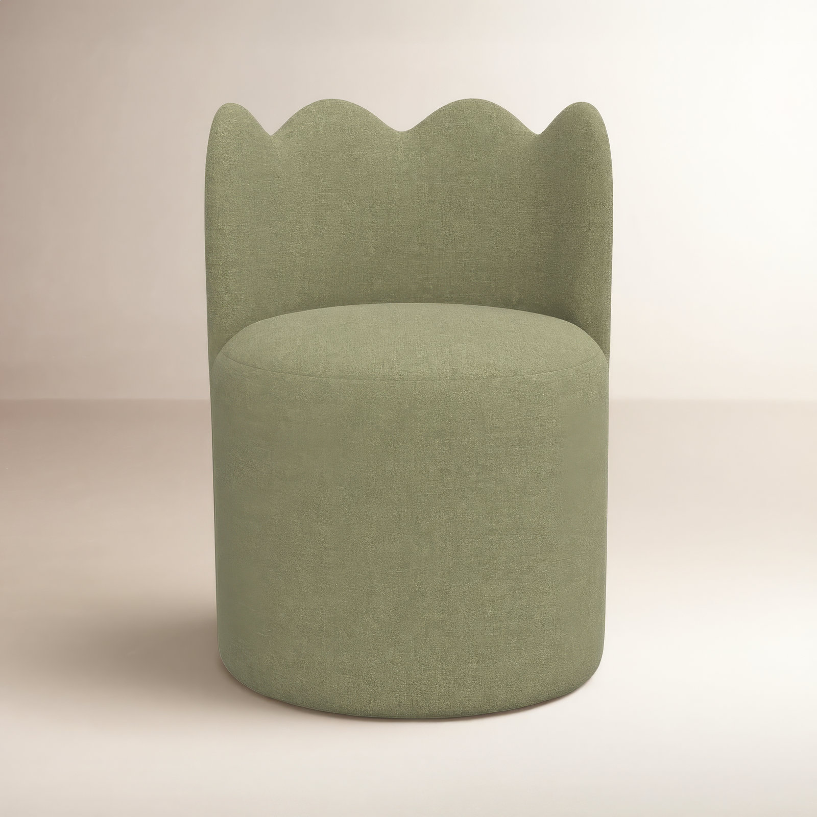 Dahlia Dining Chair, Zuma Laurel Textured Linen