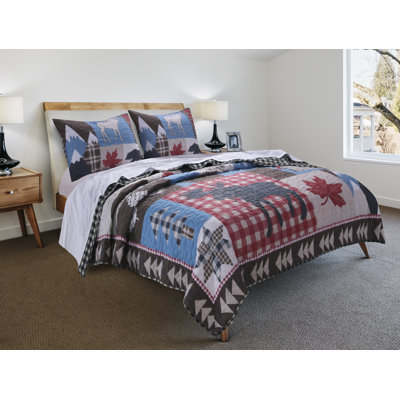 Modern & Contemporary Cotton Blend Patchwork Quilt