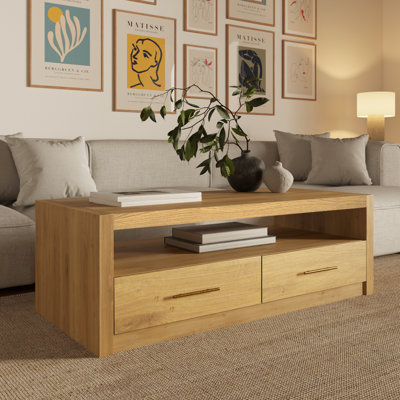 Table basse avec 2 tiroirs Dakota