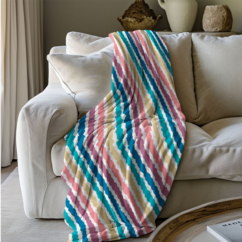 Beach Breeze - 1 pièce Sherpa Premium, L 80 po x l 60 po