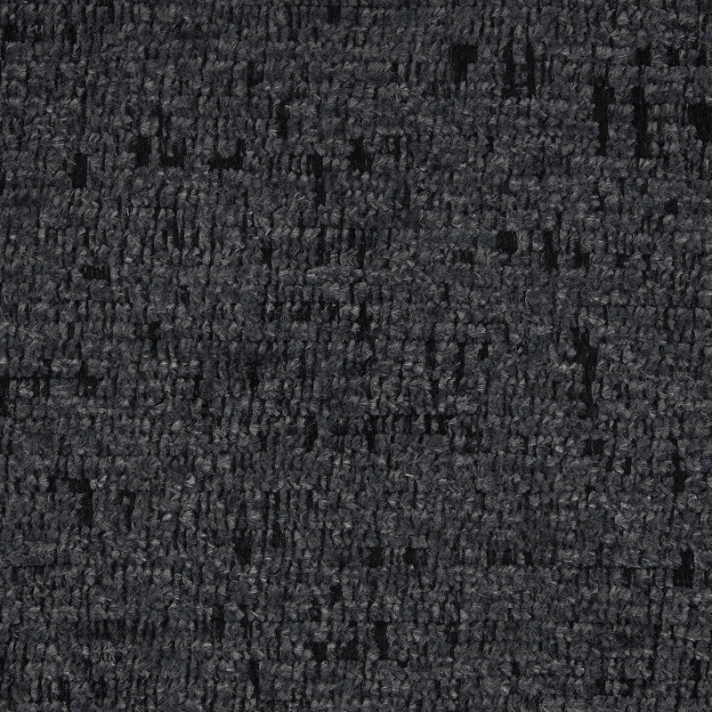 Canapé en chenille, Noir bleu