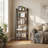 Jabari 67.9" H Metal Ladder Bookcase-1842680747