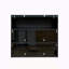 Armoire de rangement pour chaussures avec porte en verre