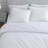 Martha Stewart Simple Scallop Cotton Blue Duvet Cover Set-119136841-119136845