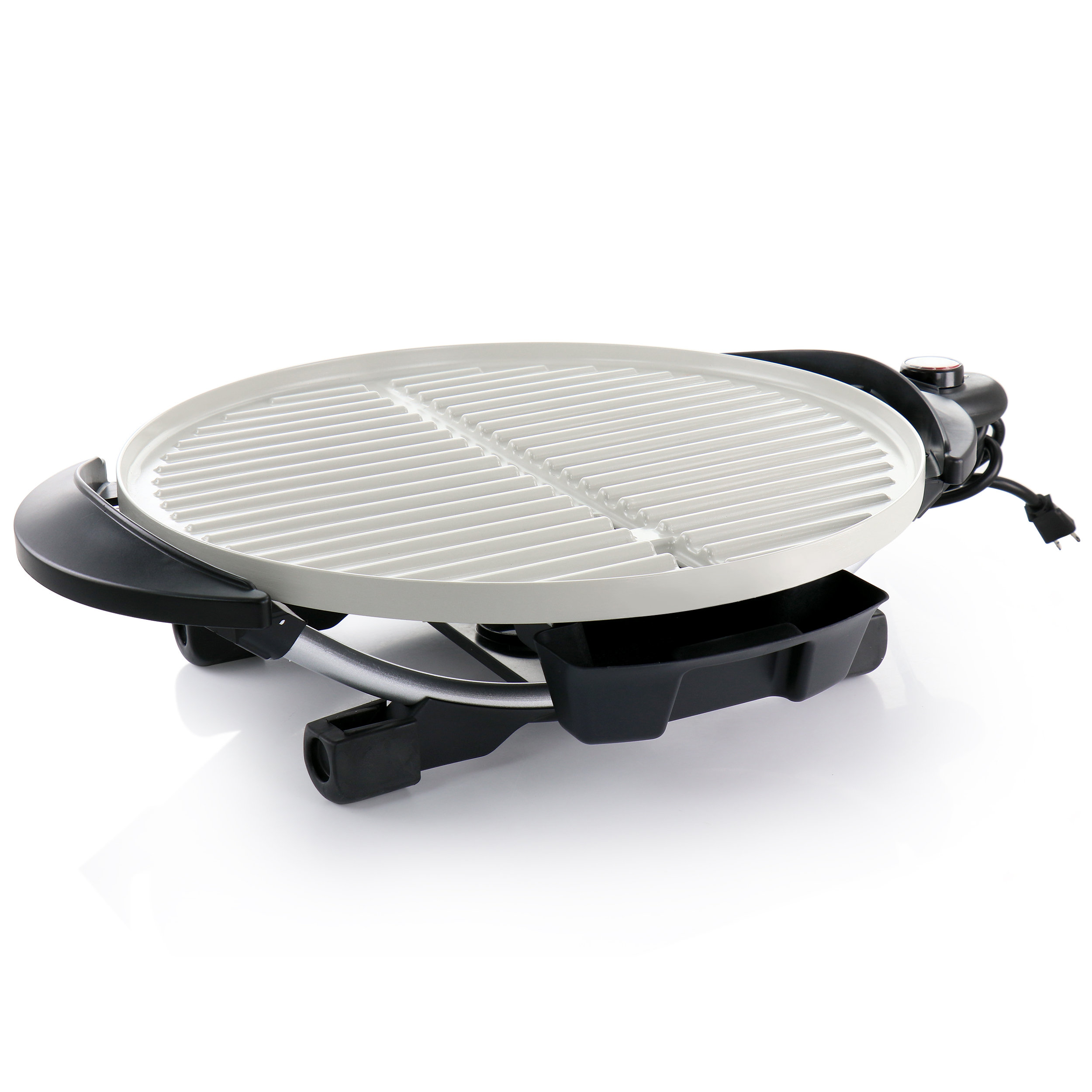 George Foreman Indoor/Outdoor Electric Grill, 15-Serving, black