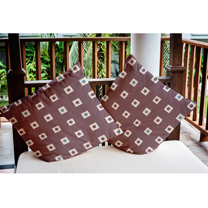 Housse de coussin et insert Layton, Fumée poussiéreuse, 20 po x 20 po