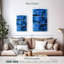 Avery - technologie bleue abstraite-108662833
