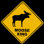 Moose Crossing Log Cabin Lodge Decor Alum Street Sign