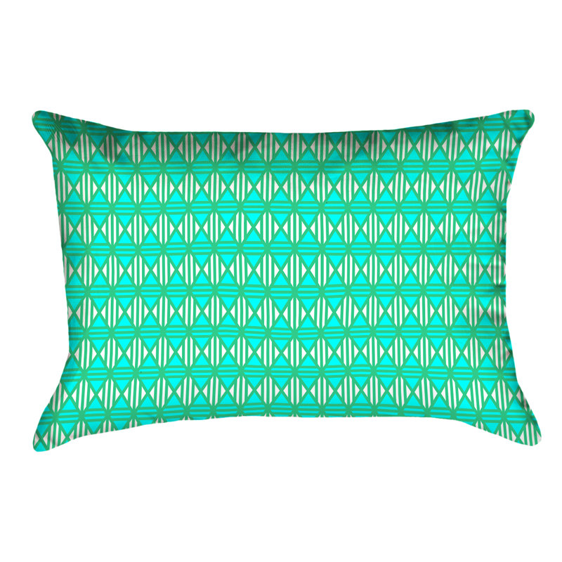 Housse de coussin Katelyn Elizabeth, Polyester, Vert