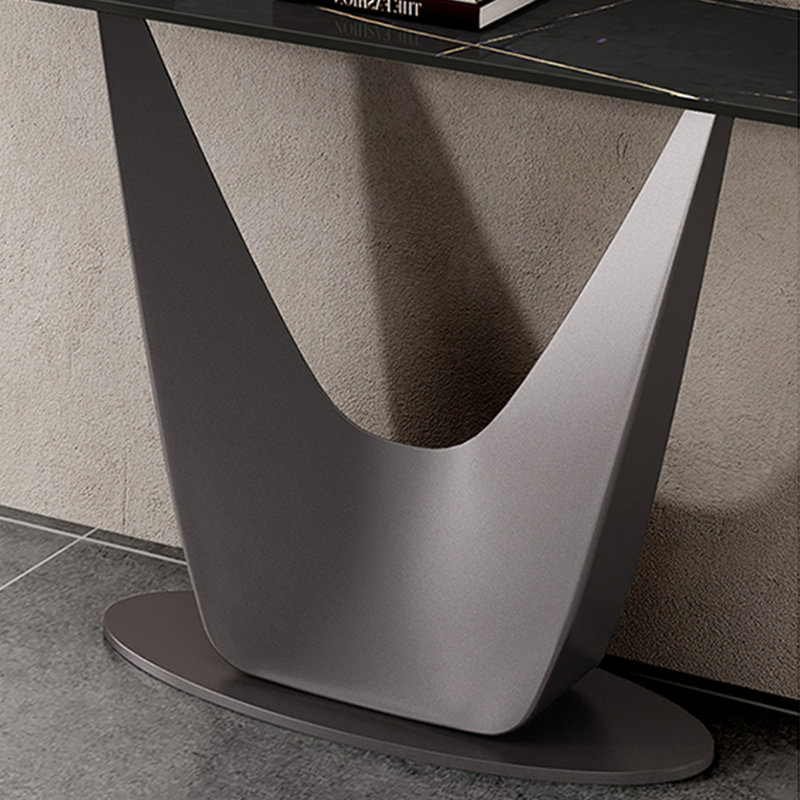Console moderne, minimaliste et luxueuse, H 33,4 po x l 55 po x P 13,7 po