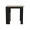 Îlot de cuisine avec plateau de boucher, armoire de rangement et tablettes latérales Masset, chêne noir / naturel 36 po Masset