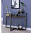 Seppe 47'' Glass Top Console Table