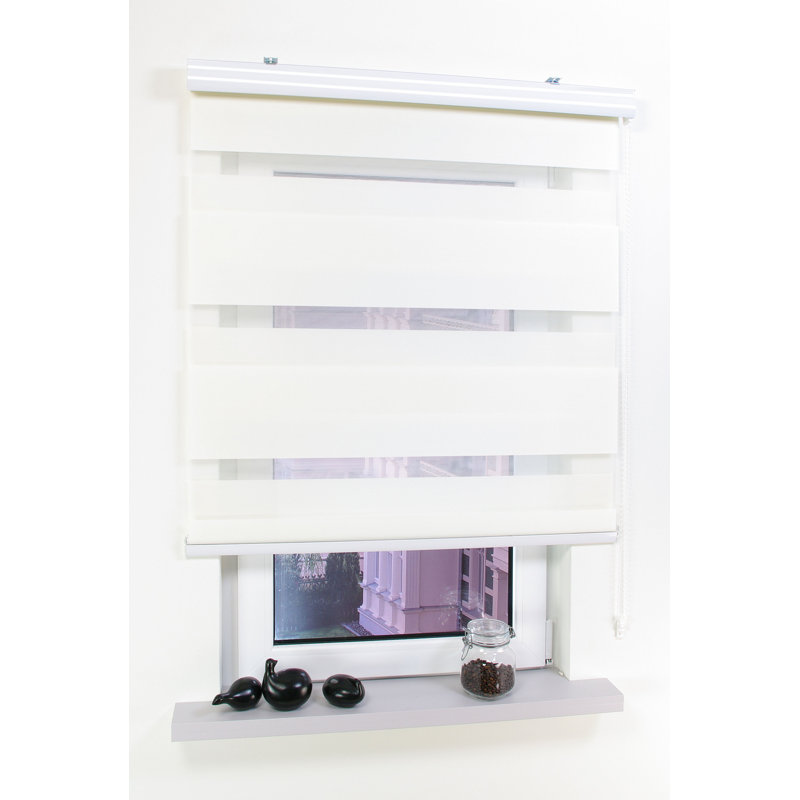 Semi Sheer Roller Shade, 220cm L x 90cm W, White