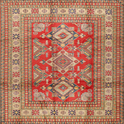 Tapis orange Southwestern