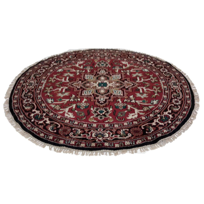 Kasondra Oriental Area Rug in Red
