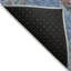 Tapis intérieur / extérieur bleu lavable à la machine Xhevrie-111825406
