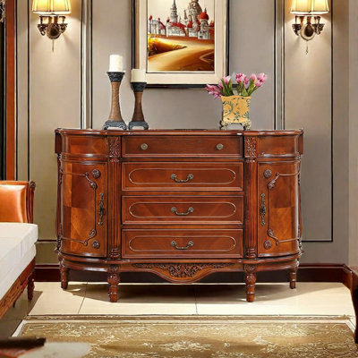 Solid Wood Accent Cabinet