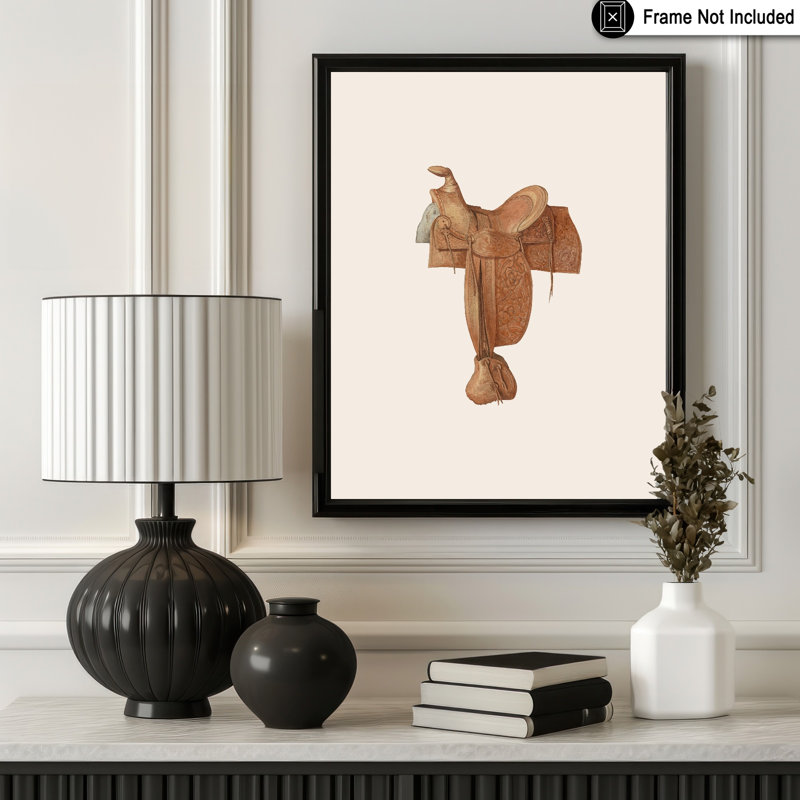 Selle de cheval No10, Unframed, Poster, 12"H x 16"W