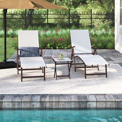 Cllgone Outdoor Chaise Lounge Set