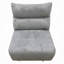 Fauteuil inclinable électrique Falo, chenille gris clair