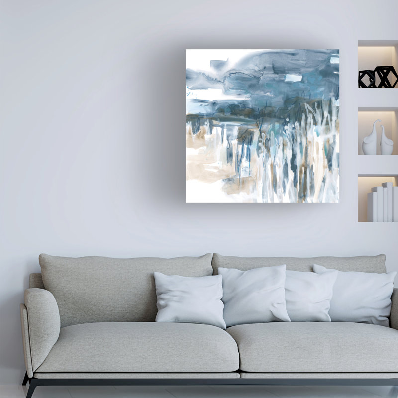 "Marais liquide I" sur toile, H 14 po x l 14 po