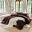 Ensemble de housse de couette rayé 100% coton délavé DONEUS-118101062-120141895