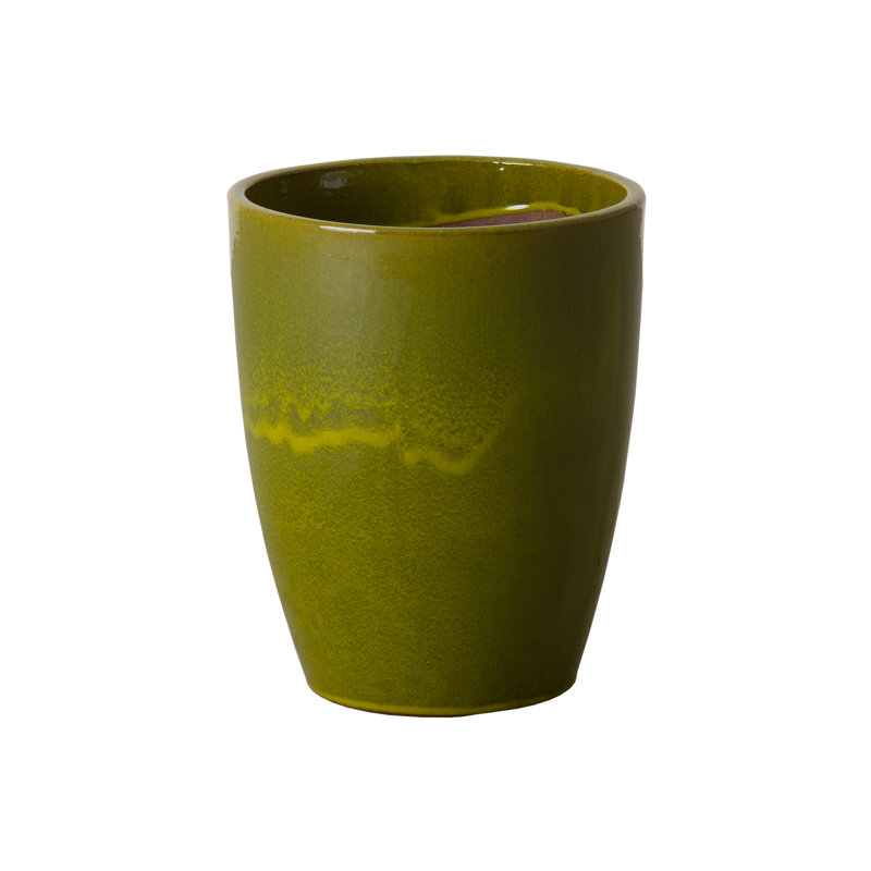 Pot à fleurs en argile, H 14 po x l 11,5 po x P 11,5 po