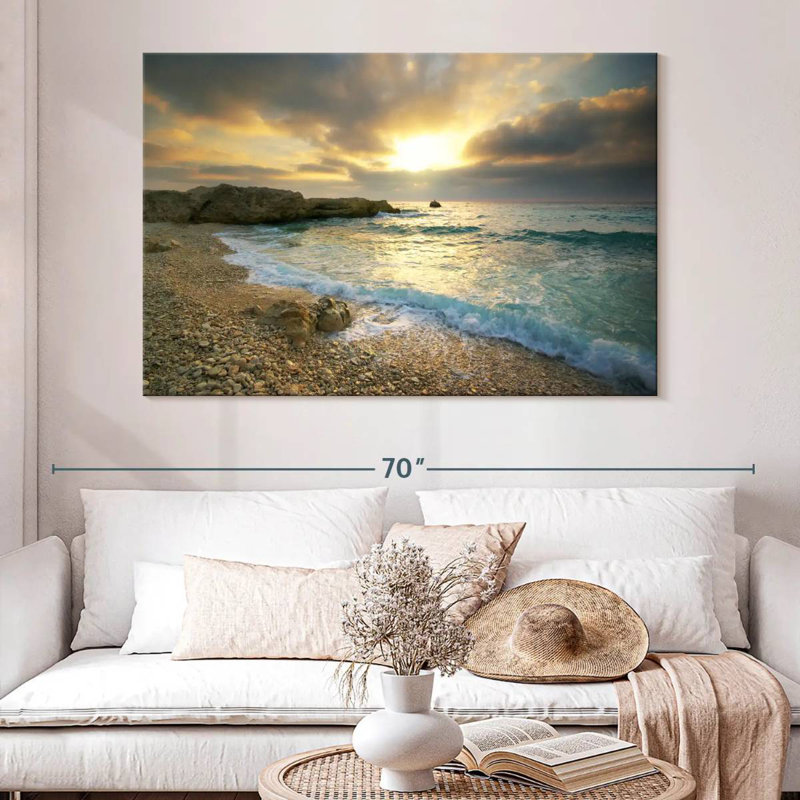 Gillard, coucher de soleil hypnotisant, H 34 po x l 51 po