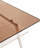 Shalia Rectangle Coffee Table with Meta Legs & MDF Storage Shelf-791344666-791344667