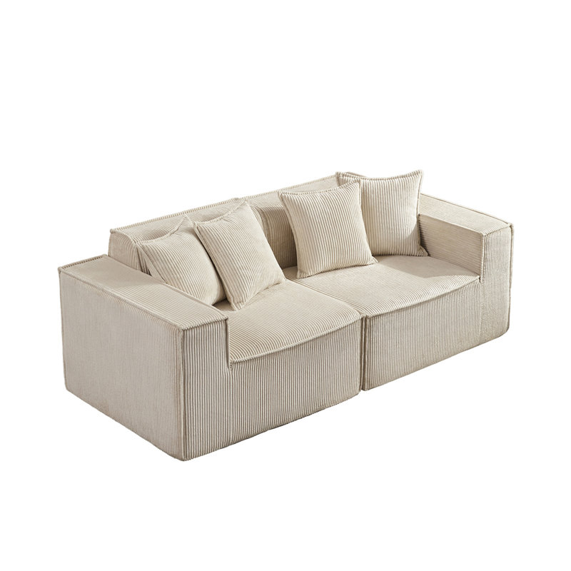 78.74" Modular Sectional Sofa Couch