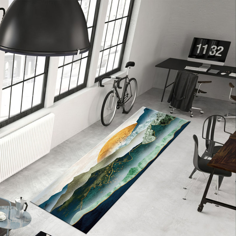 Stunning Floral With Pile Soft Type Printed Rug Ideal for Sprucing Up Your Home Decor, Runner 2'8" x 9'2"