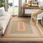 Tapis d'intérieur / extérieur géométrique tissé à la main Georgina-21305002