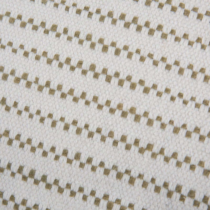 Pouf en coton tissé / polyester