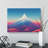 Splendorous Colourful Mountain - Wrapped Canvas Print-1746921628