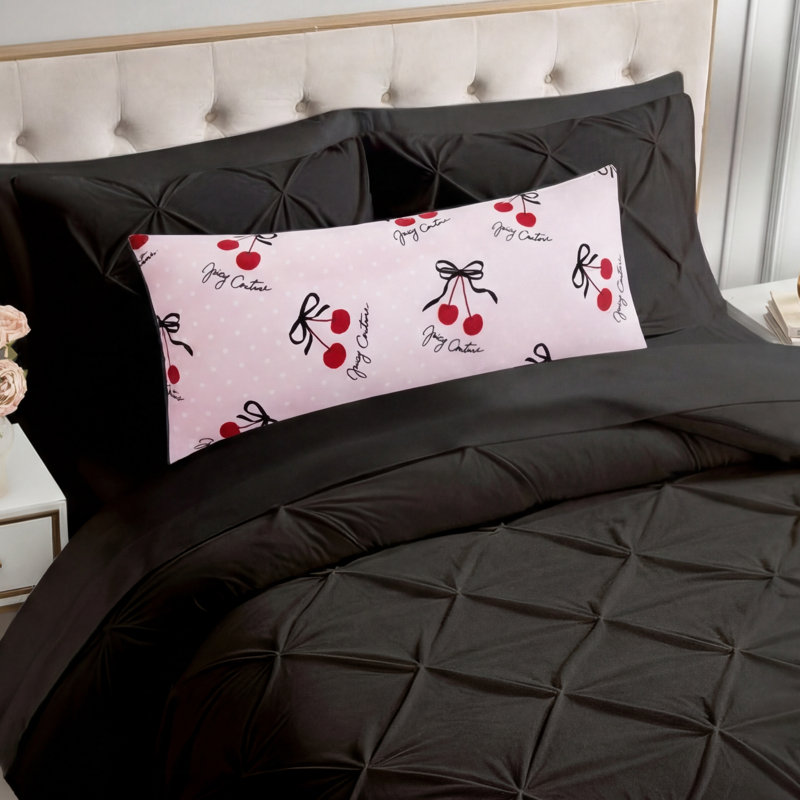 Oreillers pour le corps 20 po x 48 po Juuche Couture, Cerises