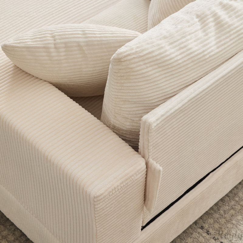 Chaise longue Canapé avec repose-pieds amovible