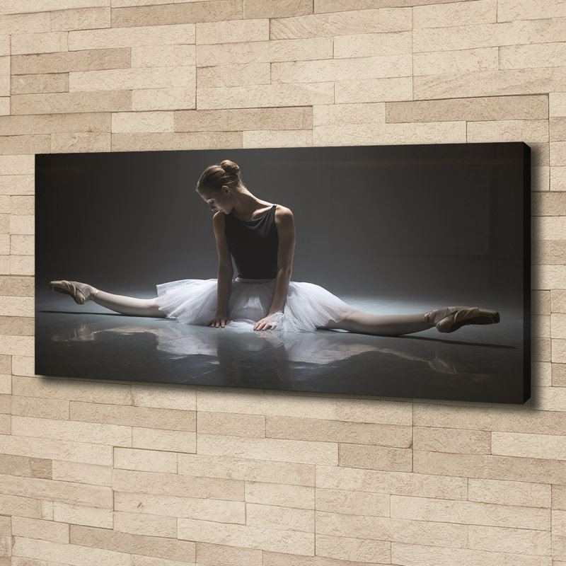 Ballerina - No Frame Print on Glass, Canvas, 50cm H x 125cm W x 2cm D