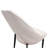Newsom Modern Curved Open-Back Upholstered Dining Chair with Sturdy Iron Metal Legs, Heavy-Duty 440 lb. Weight Capacity - Perfect for Dining Room, Kitchen, or Vanity-30999662-30984026
