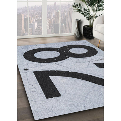 Tapis noir/blanc
