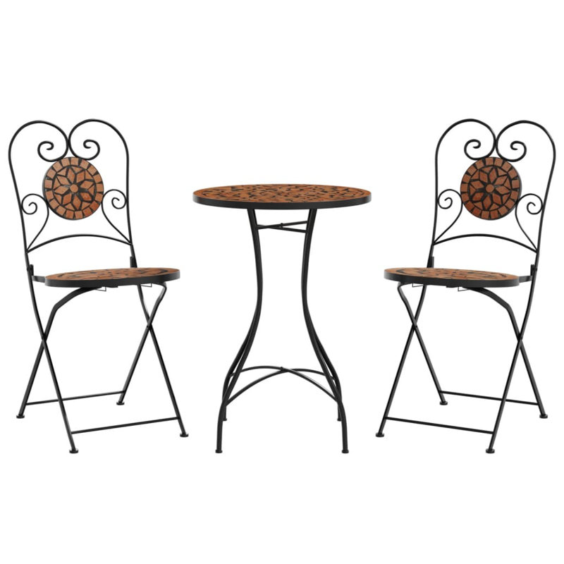 Ariz Round 3 - Piece 2 - Person 50Cm L Outdoor Bistro Set