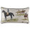 Equestrian Lumbar Pillow Cover & Insert