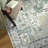 8'x 10' Performance Machine Washable Green / Ivory Area Rug with Non-Slip Rug Pad-1521788664-1525134481