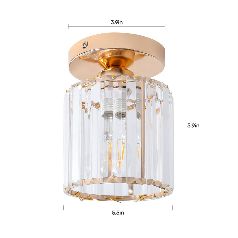 Lustre moderne en cristal