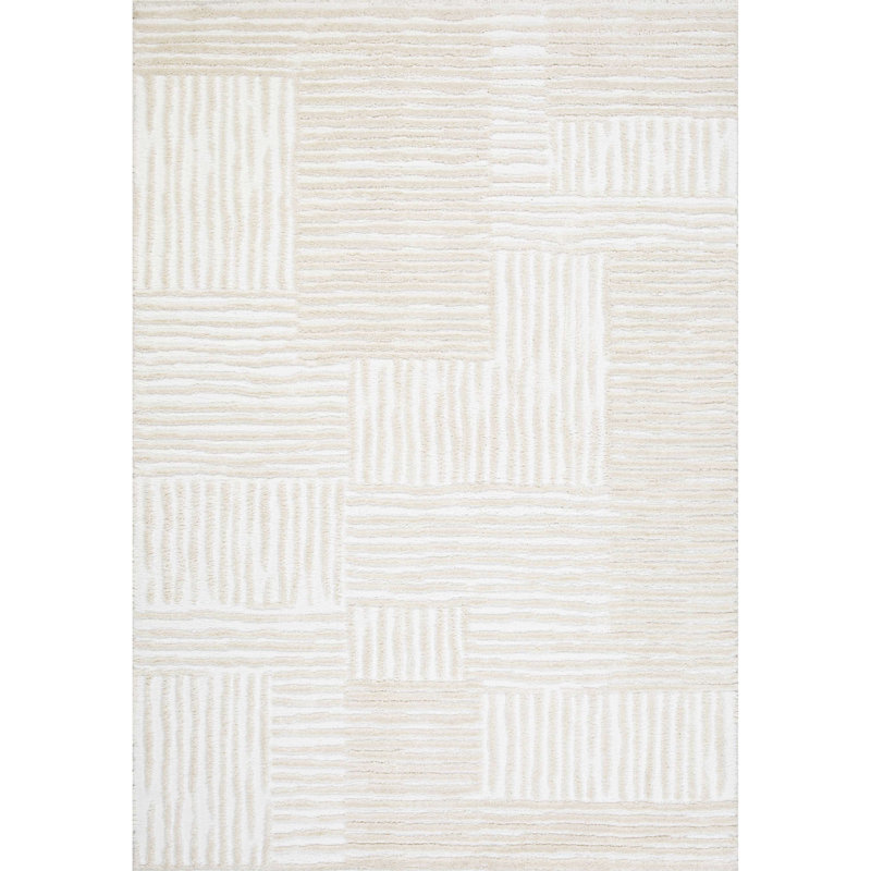 Tapis d'intérieur tissé Grid, Rectangle 7 pi 10 po x 9 pi 10 po