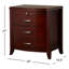 Aleidy 26'' W Solid Wood Nightstand-1825651505
