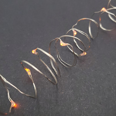  Battery Operated LED Fairy String Lights with Timer