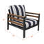 Chaise de patio avec coussins Sunbrella® Townsend-425556084-425556087