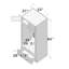 Armoire de cuisine double avec tiroir L 33 po x P 27 po x H 84 po prête à assembler avec tiroir CASAINC-126553722