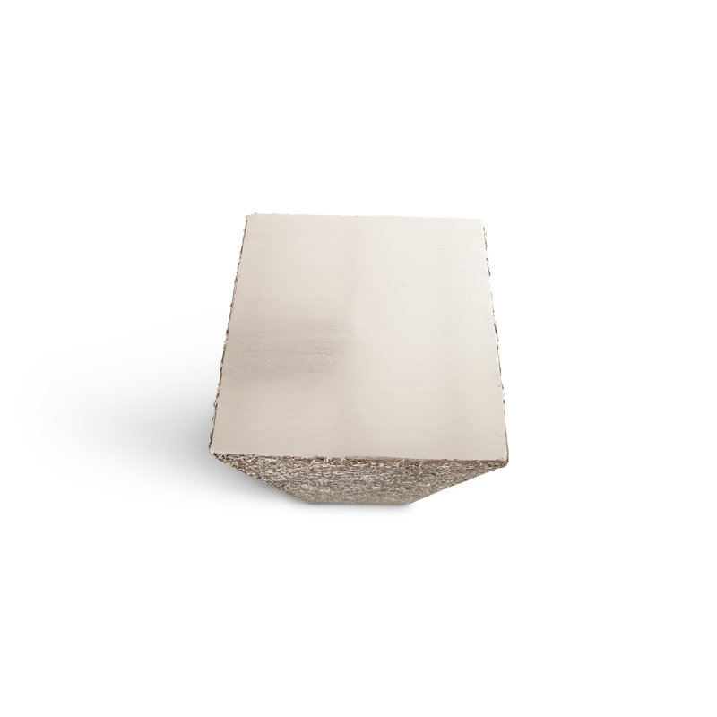 String Theory Pedestal, 43" H x 14" W x 14" D, Silver